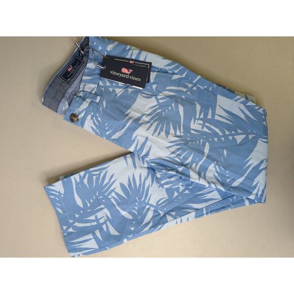 Nwt Vineyard Vines breaker pant breezy ice water sz30x30 khakis printed blue - Picture 4 of 5
